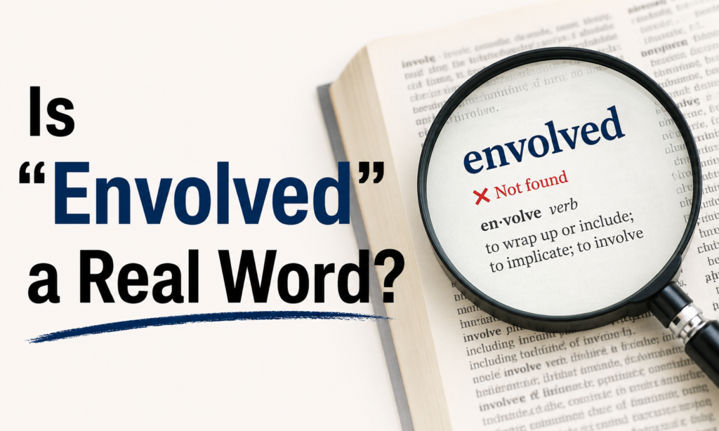 Is Envolved a Real Word