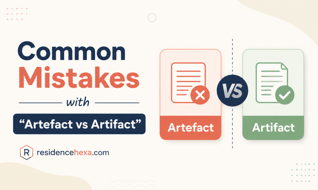 Common Mistakes with Artefact vs Artifact