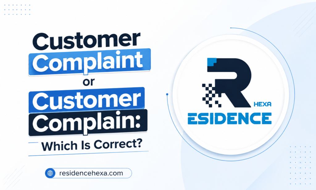 Customer Complaint or Customer Complain Which Is Correct