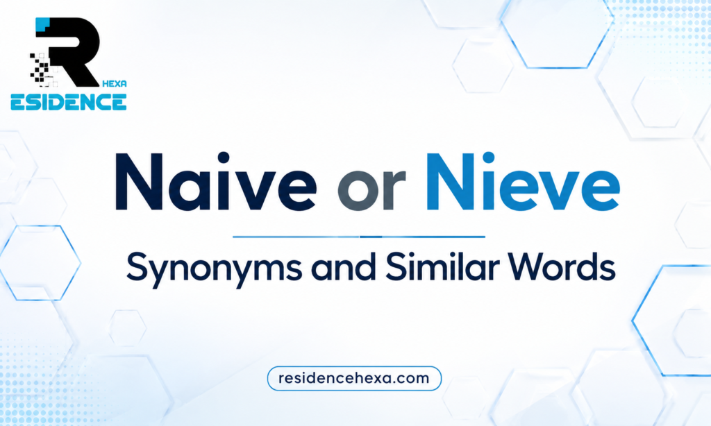 Naive or Nieve Synonyms and Similar Words