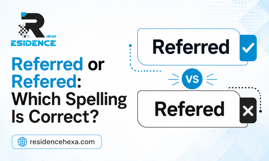 Referred or Refered Which Spelling Is Correct