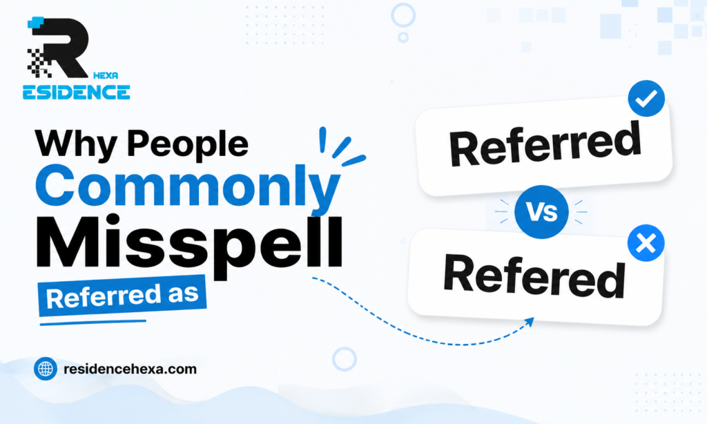 Why People Commonly Misspell Referred as Refered