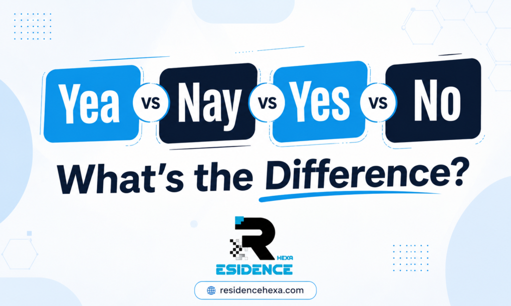 Yea vs Nay vs Yes vs No What's the Difference