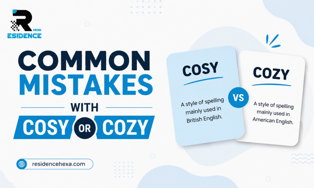 Common Mistakes with Cosy or Cozy