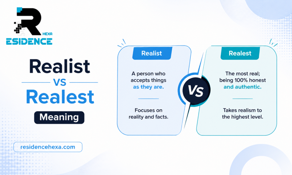 Realist vs Realest Meaning
