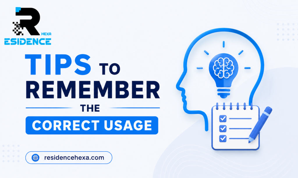 Tips to Remember the Correct Usage