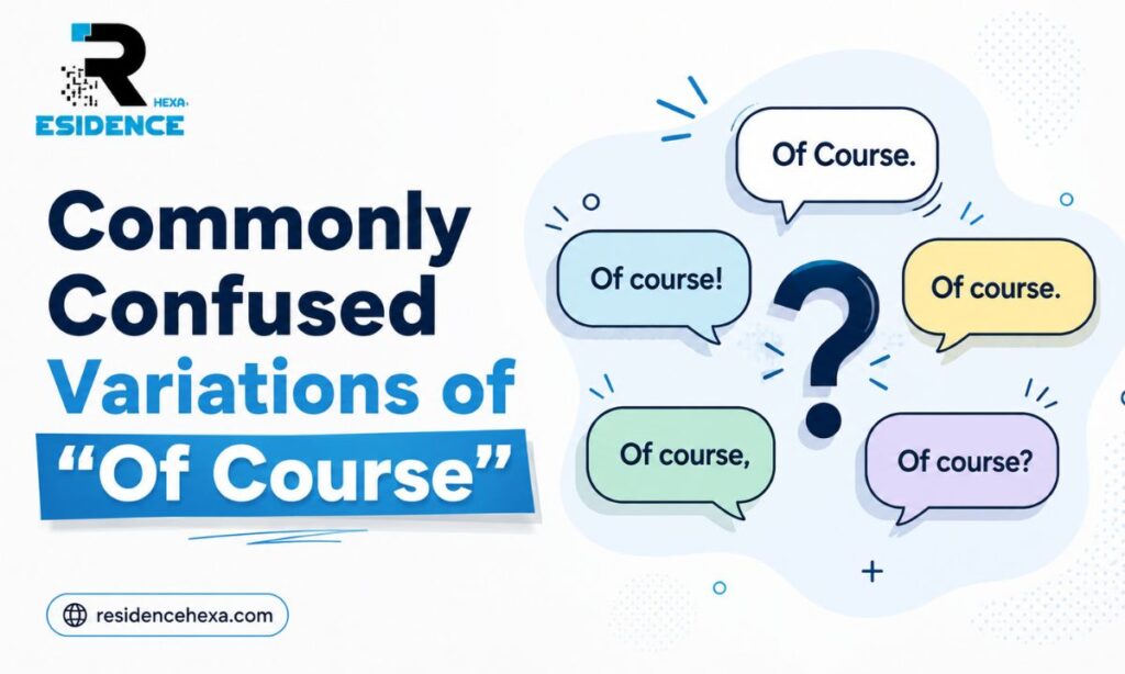 Commonly Confused Variations of Of Course