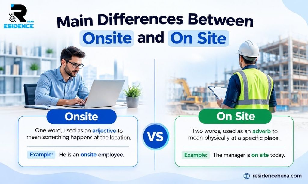 Main Differences Between Onsite and On Site