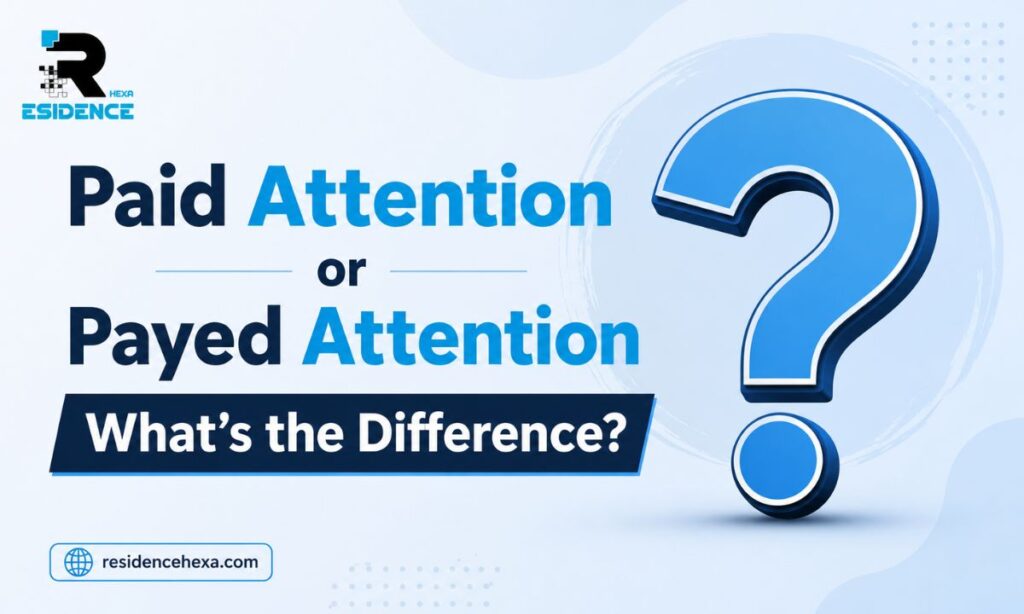 Paid Attention or Payed Attention: What's the Difference?