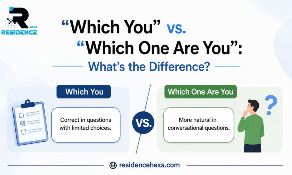 Which You vs. Which One Are You What's the Difference