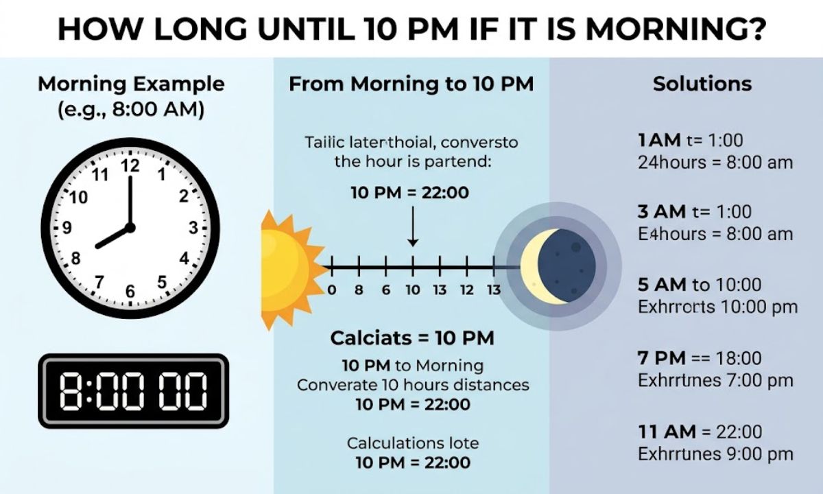 How Long Until 10 PM If It Is Morning