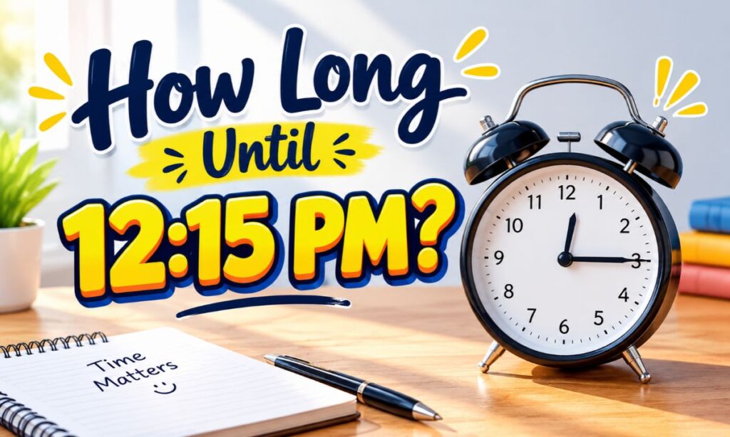 How Long Until 12:15 PM