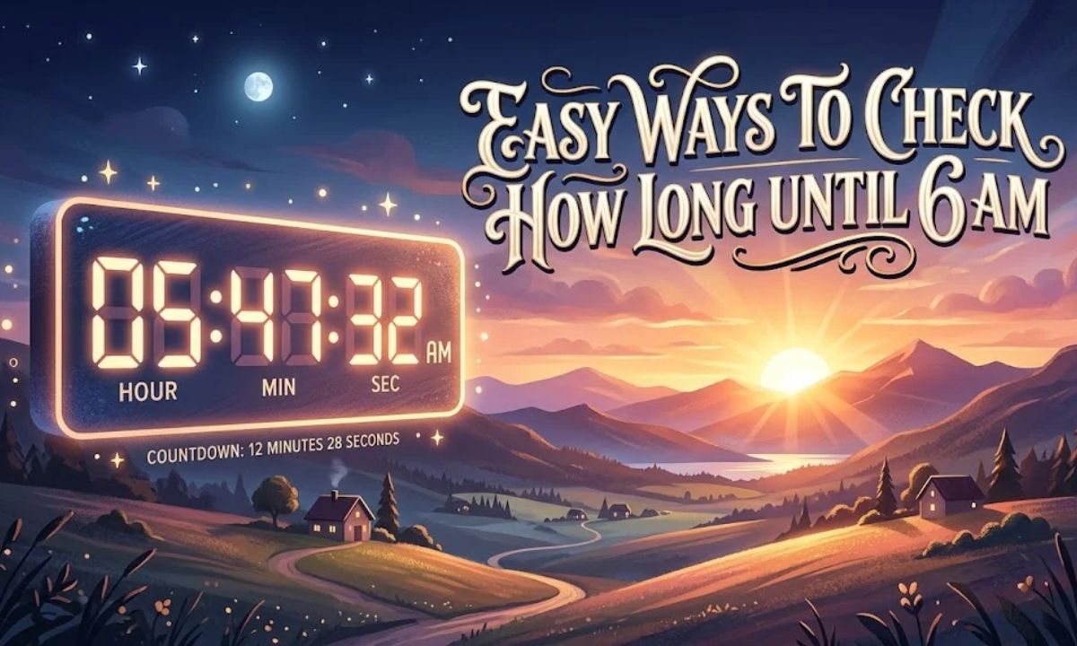 Easy Ways to Check How Long Until 6 AM