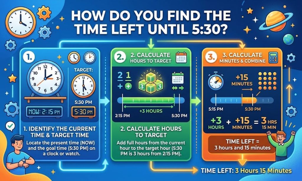 How Do You Find the Time Left Until 530