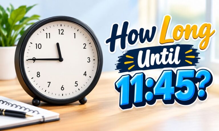 How Long Until 1145