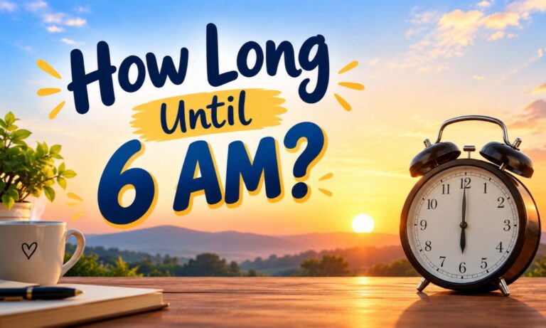 How Long Until 6 AM